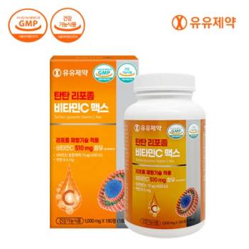 [유유제약] 탄탄 리포좀 비타민C 맥스 180정 (6개월분)